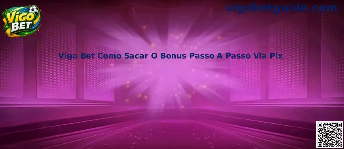 Guia sobre saque Pix Vigo Bet Como Sacar O Bonus Passo A Passo Via Pix
